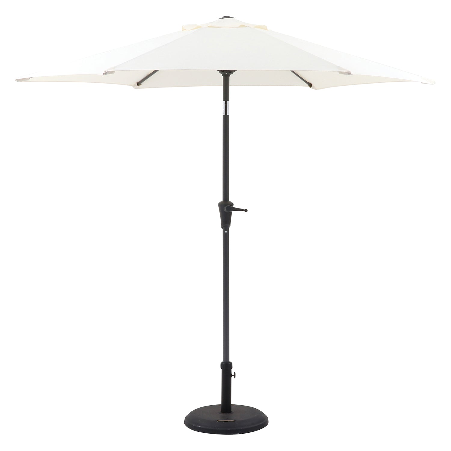 直径240cmで広い範囲の日差しをしっかりカバーするパラソル