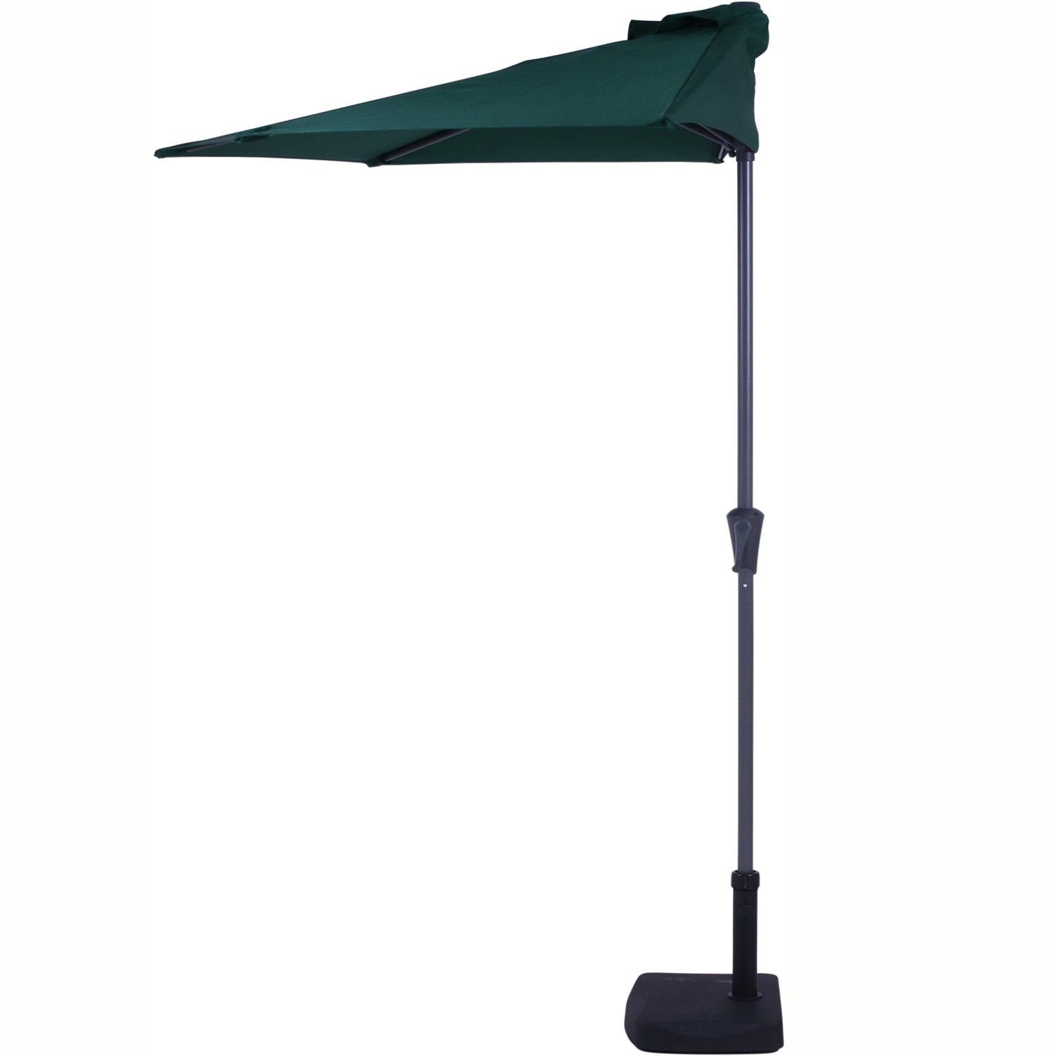 省スペースでも快適な日陰を作れる半円パラソル