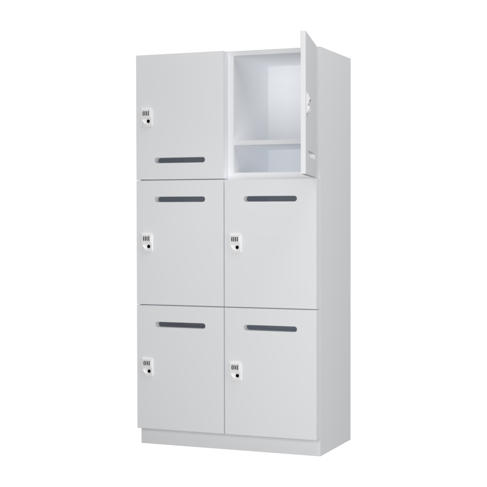 豊國工業 パーソナルロッカー(2列1段)H350 ダイヤル錠 ブラック HOS-PD3502C-B CN-10色(ブラック) 豊國工業 パーソナルロッカー(2列1段)H350 ダイヤル錠 ホワイト HOS