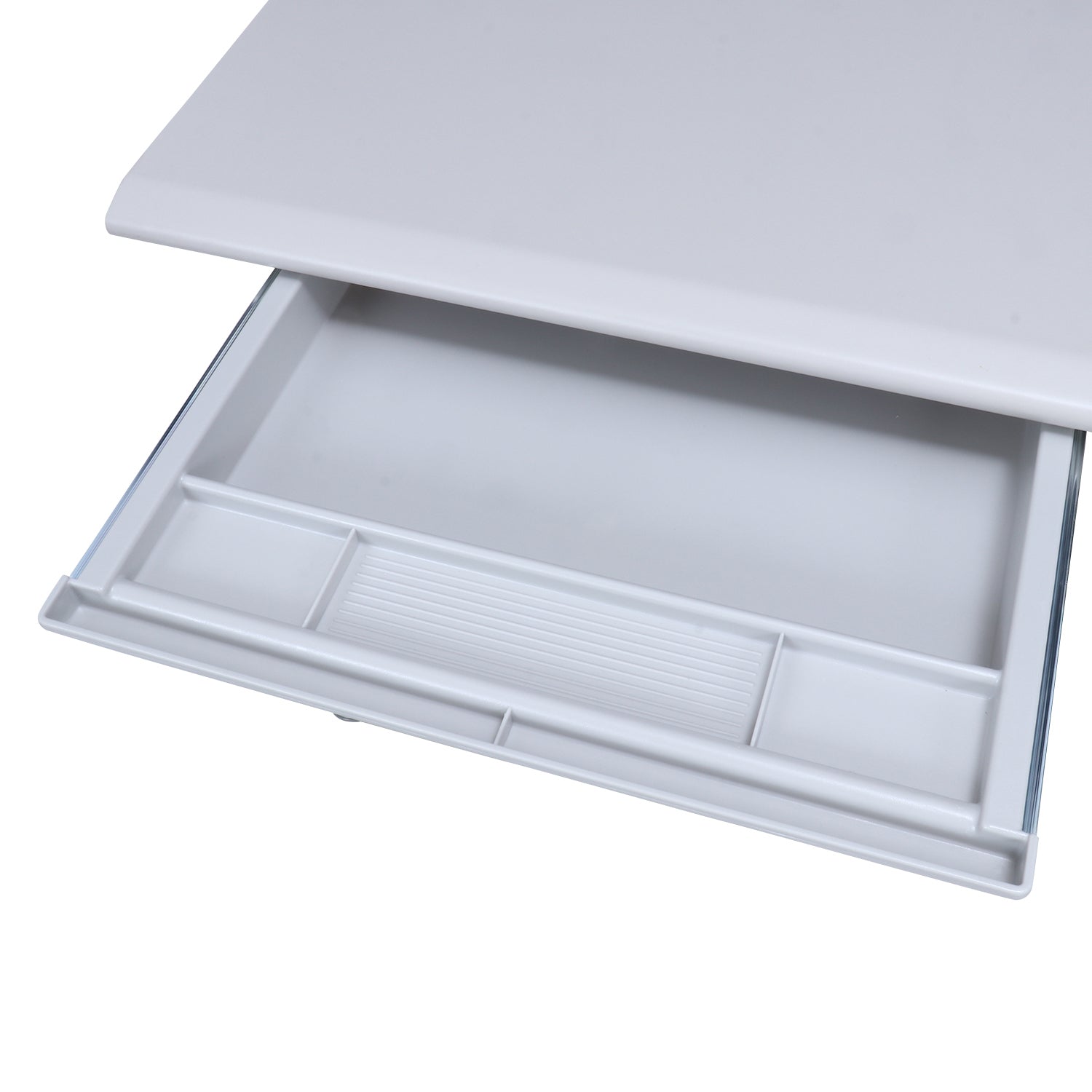 日常作業を快適にサポートするペントレー付き引き出し