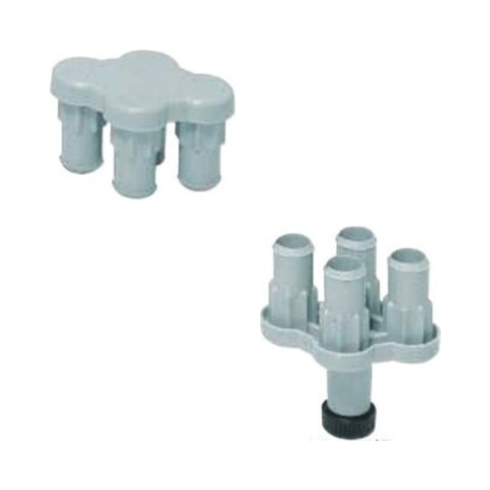 仕切り連結　パーティション部品　4方向連結