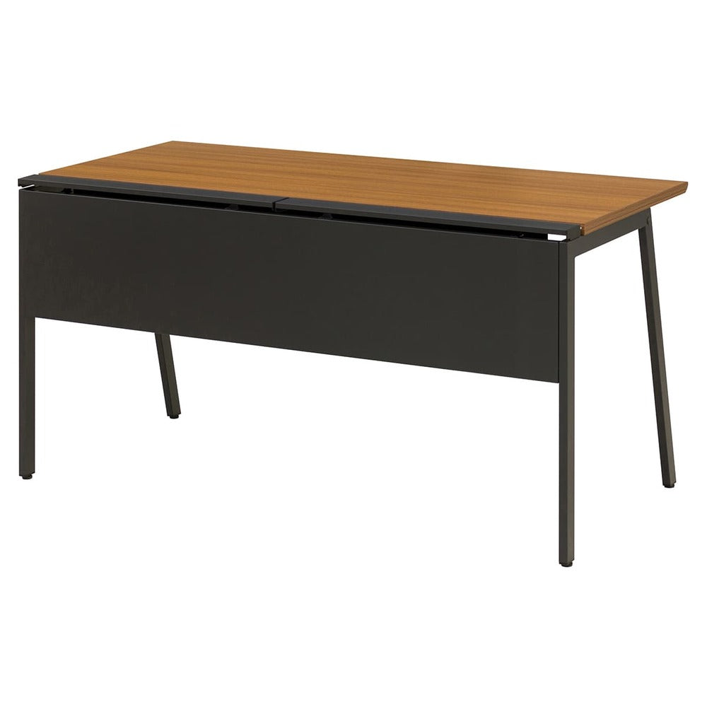 電源周りを整理できるオフィス用デスク