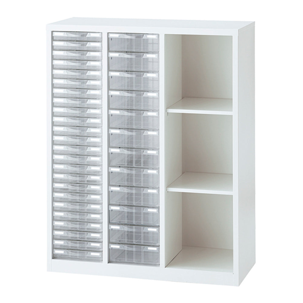 中身が一目で確認できる透明な引き出し