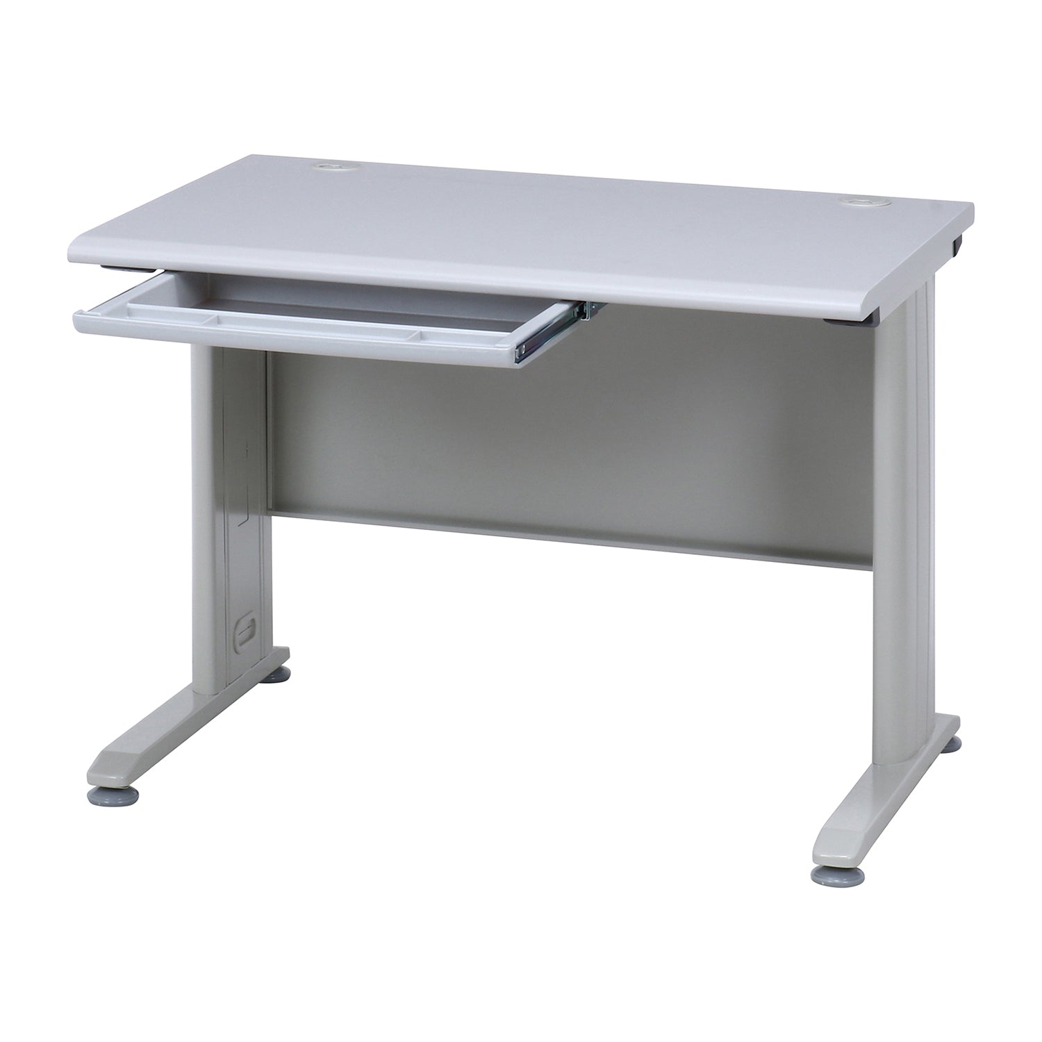 書類や文房具をすっきり収納可能な引出し付きデスク