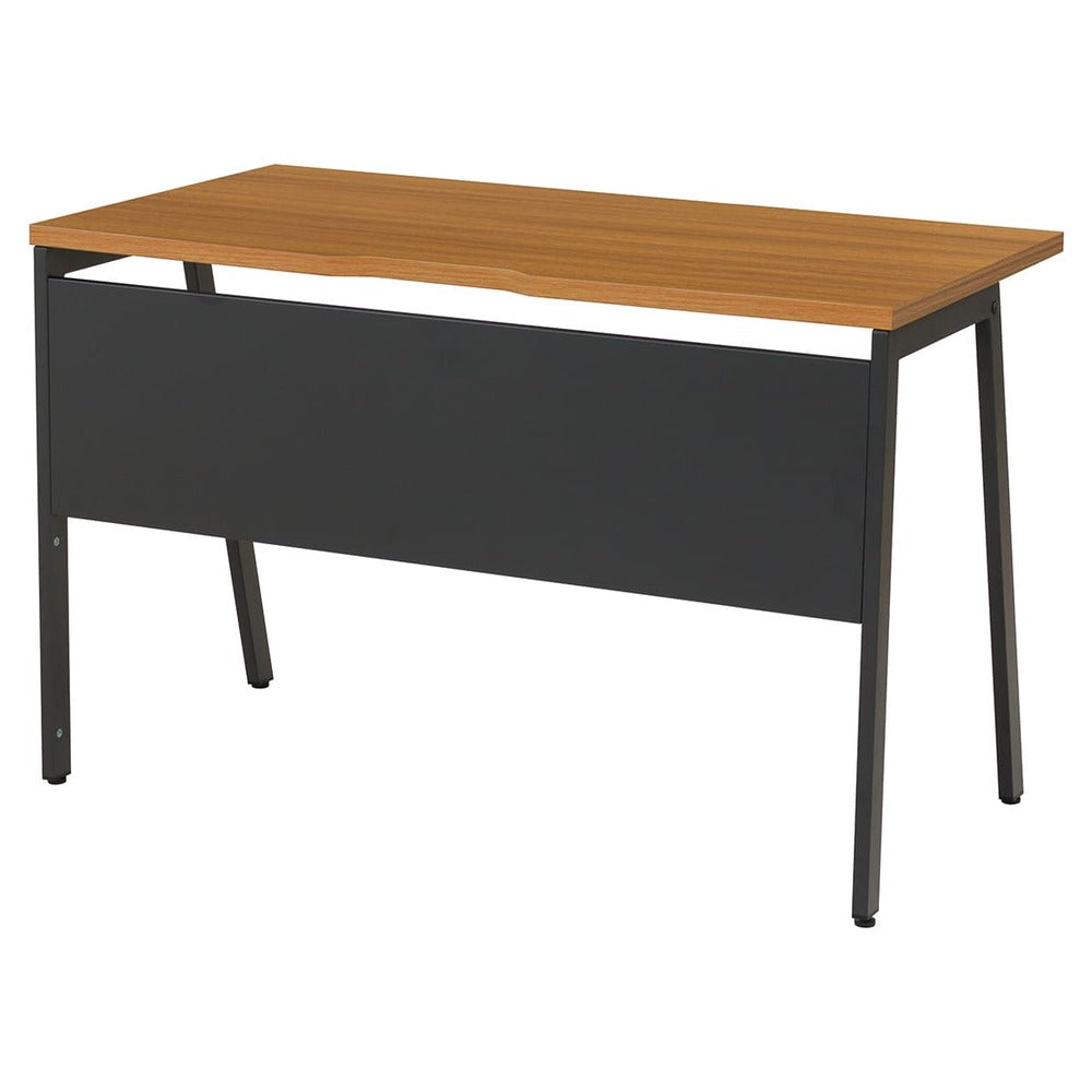 配線処理がしやすく机上を整えやすい基本タイプのワークデスク