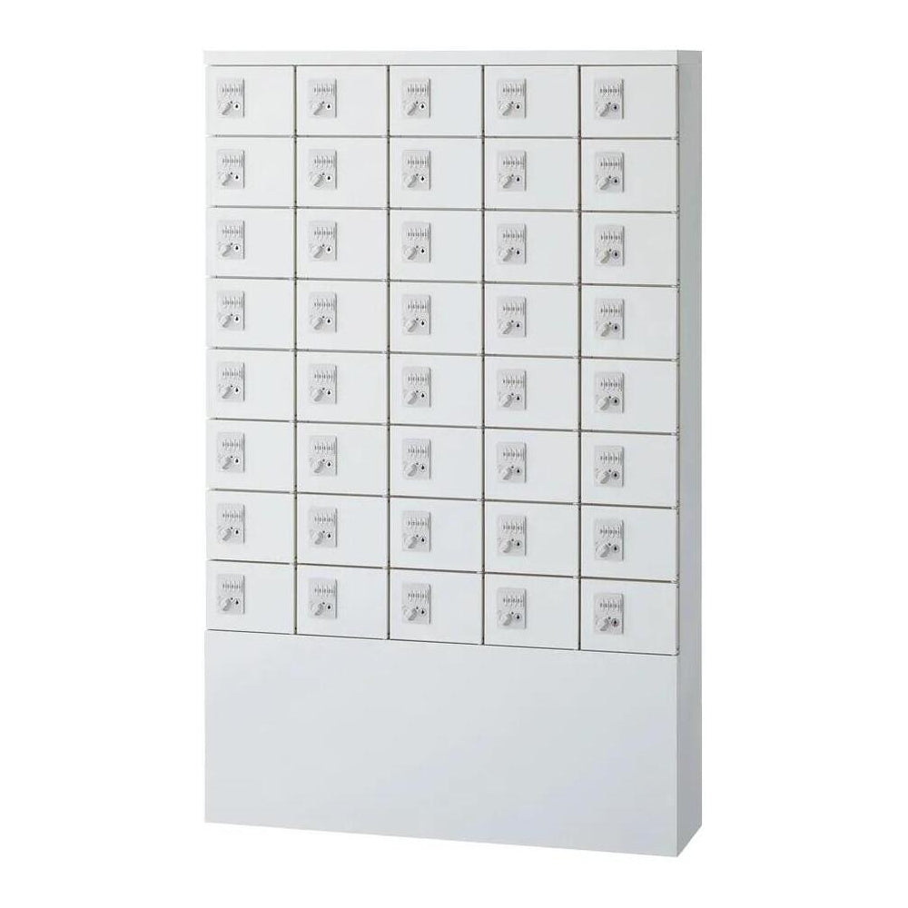 共有スペースの貴重品を安全に管理できる40人用ロッカー