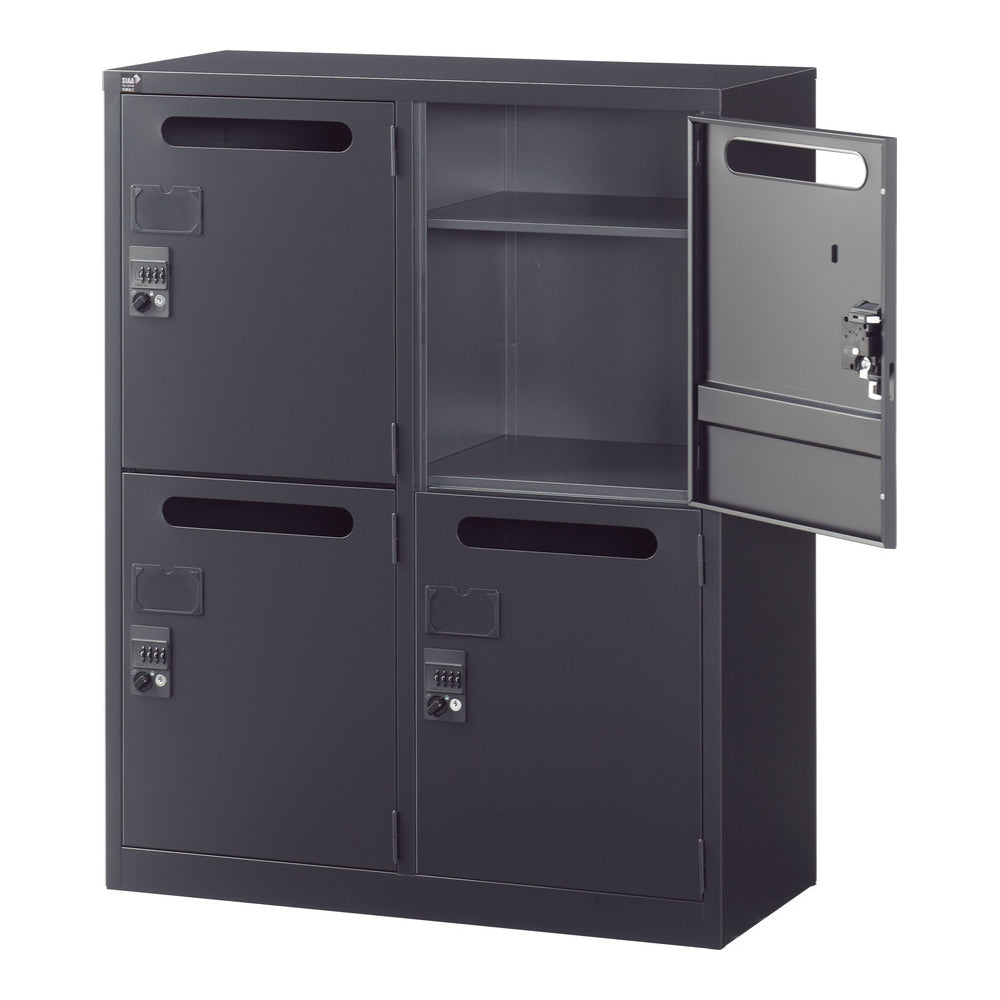 共有ワークスペースで個人荷物を安全管理できるロッカー