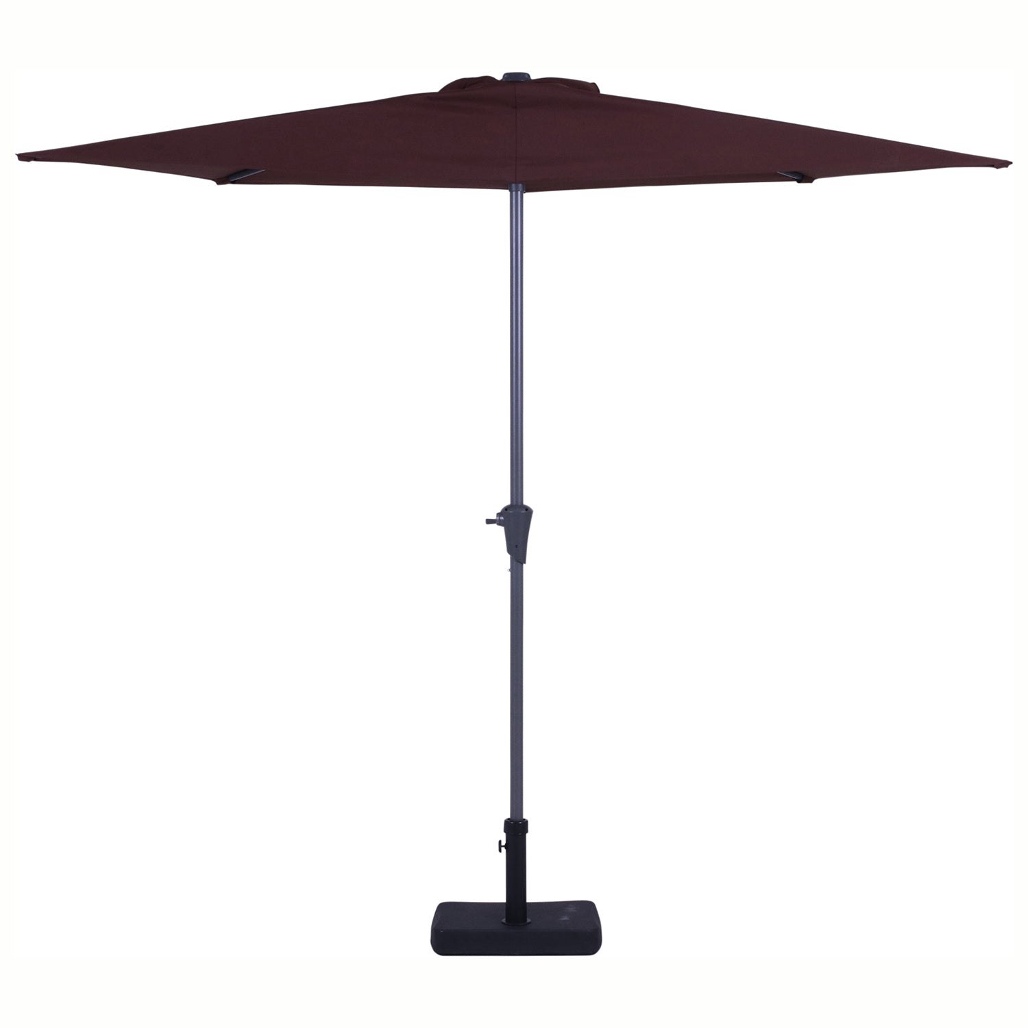 軽くて扱いやすい設計が特長の屋外パラソル