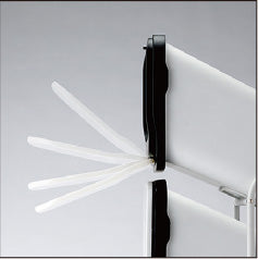 フラップでスムースにオープン ダンバー付き