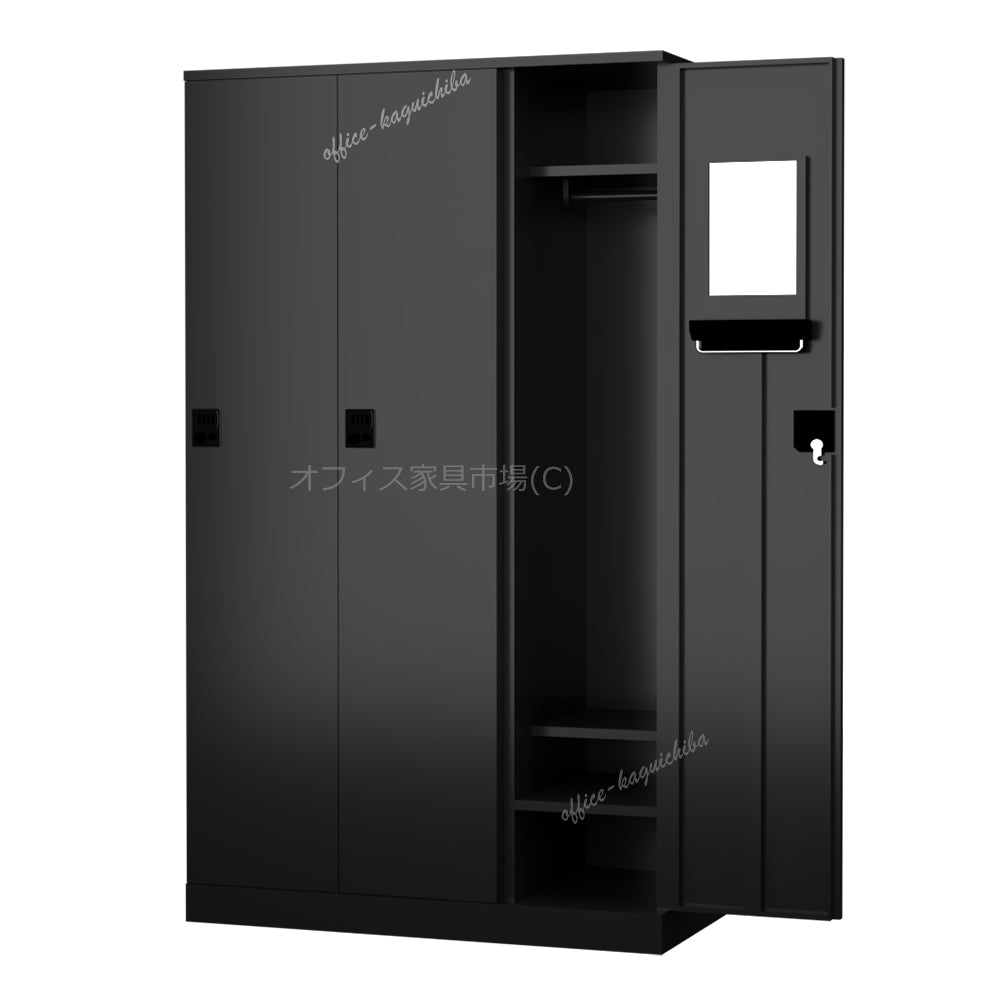 タオル掛け付きの更衣用ロッカー