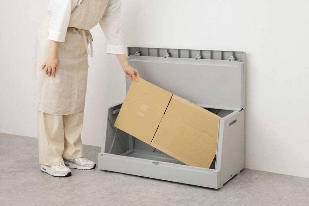 耐候性　大容量　シンプルデザイン　屋外収納