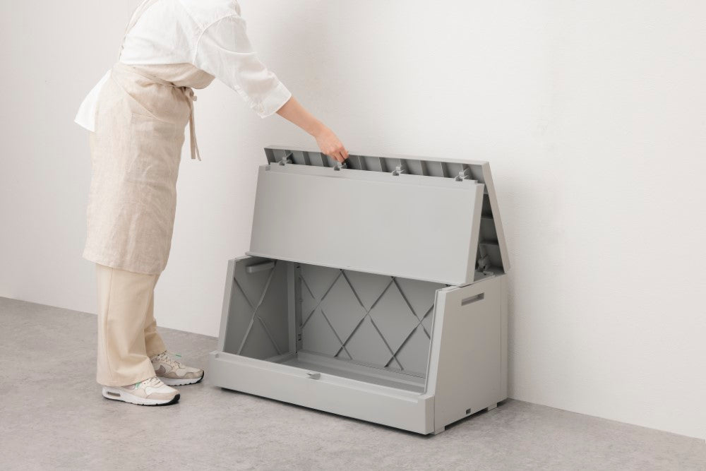 サスティメイド 屋外ボックス 宅配ボックス 簡易物置 保管 収納箱 ゴミ箱 鍵穴付き【TY_SUSTIMADE】