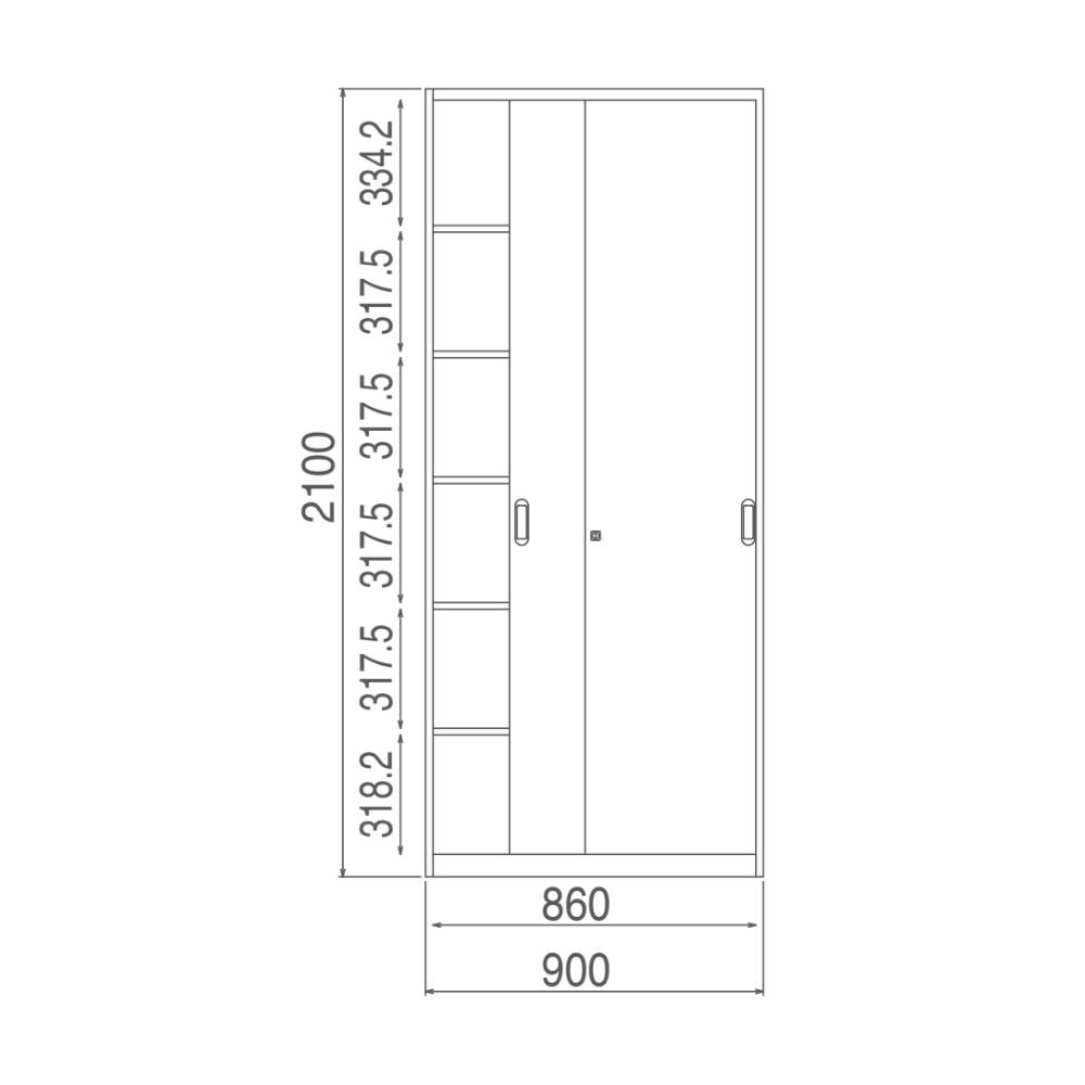 法人様限定 壁面収納庫【オフィス家具市場】【車上渡し】【alua2100】