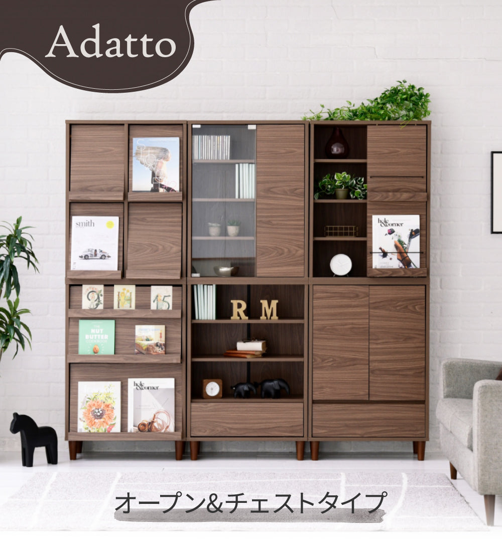 リビングを彩るおしゃれな木製キャビネット