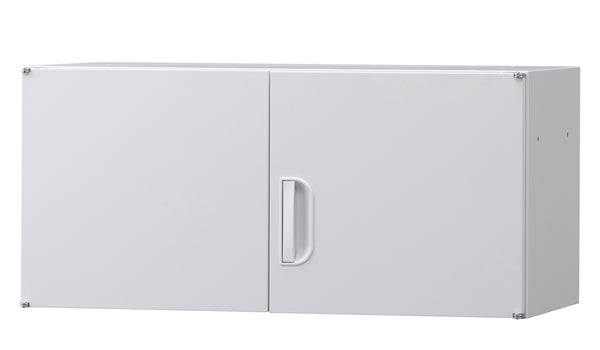 壁面収納庫浅型 上置き棚 H420 ホワイト W900×D400×H420mm 15.2kg【オフィス家具市場】【日本製】【受注生産品】【HCS-U3S】