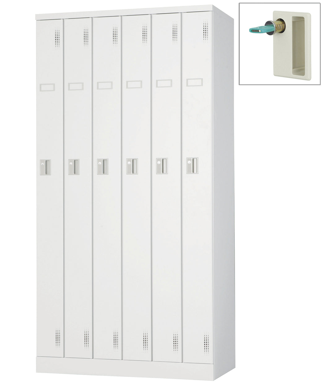 更衣室 更衣用 ロッカー スリムタイプ ホワイトグレー 固定スチール棚 H1790mm【オフィス家具市場】【日本製】【受注生産品】【HLK-ULK】