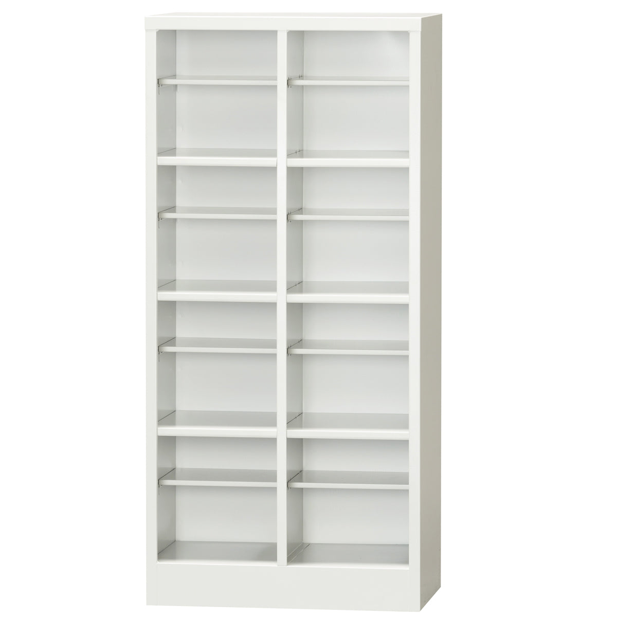 限られたスペースでも設置しやすい8人用オープンシューズボックス